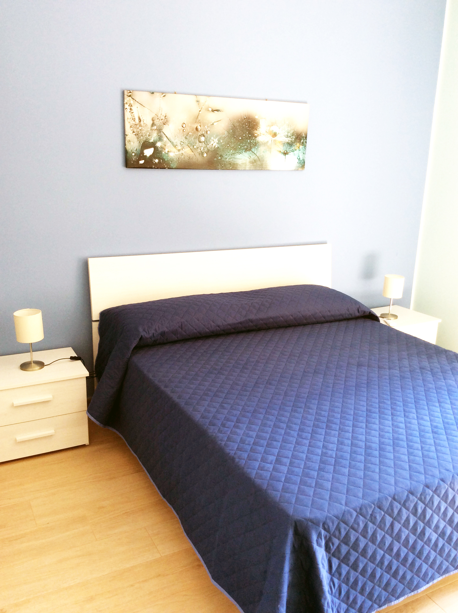 Camera da letto matrimoniale, appartamento Brolo Sicilia